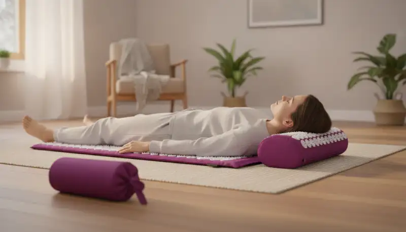 Akupressurmatte Anwendung: Synergie mit der Massagepistole