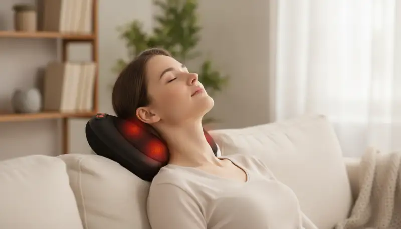 Nackenmassagekissen: Wohltuende Wärme für Zuhause