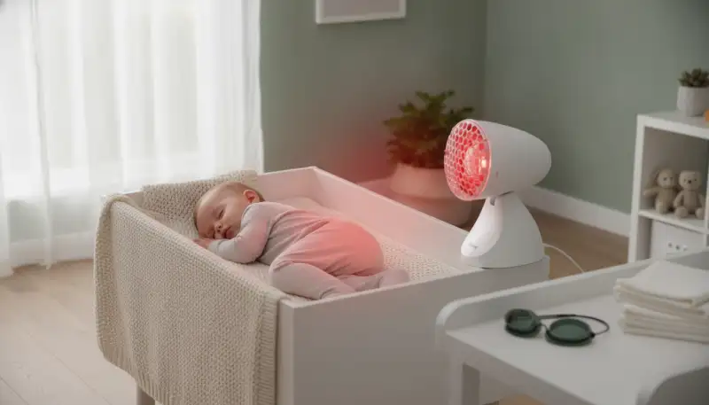 Rotlicht bei Babys: Sanfte Wärme