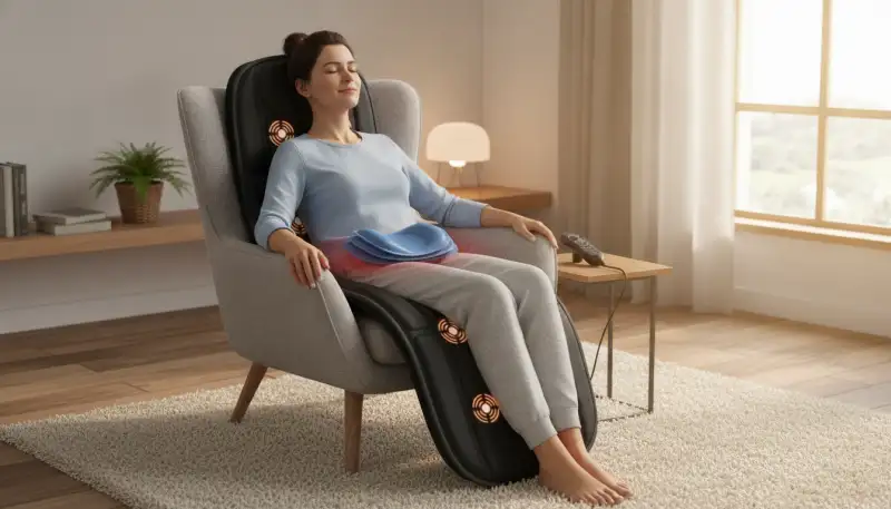 Rückenmassageauflagen für Sessel: Flexibel Entspannen